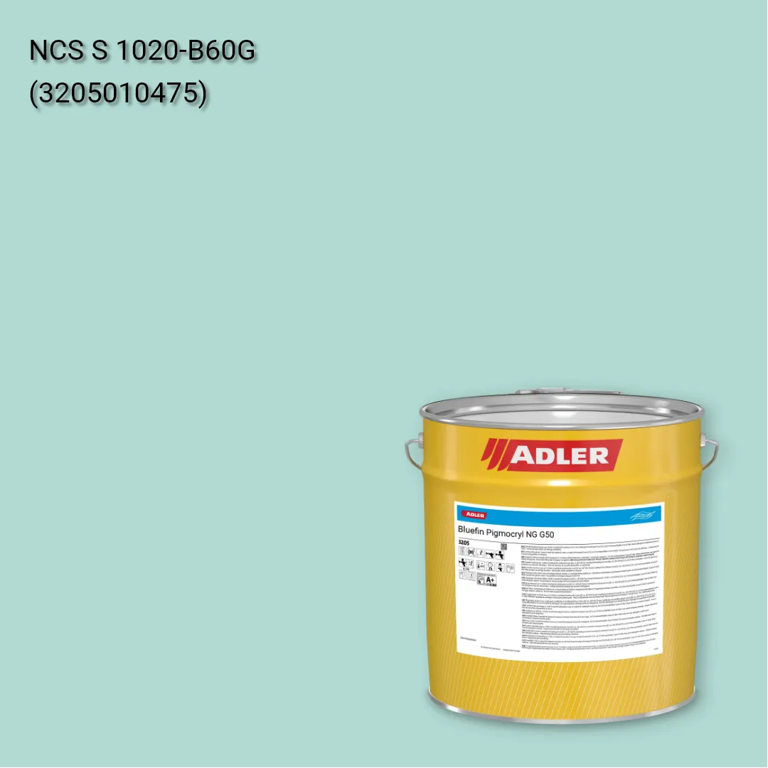 Лак меблевий Bluefin Pigmocryl NG G50 колір NCS S 1020-B60G, Adler NCS S