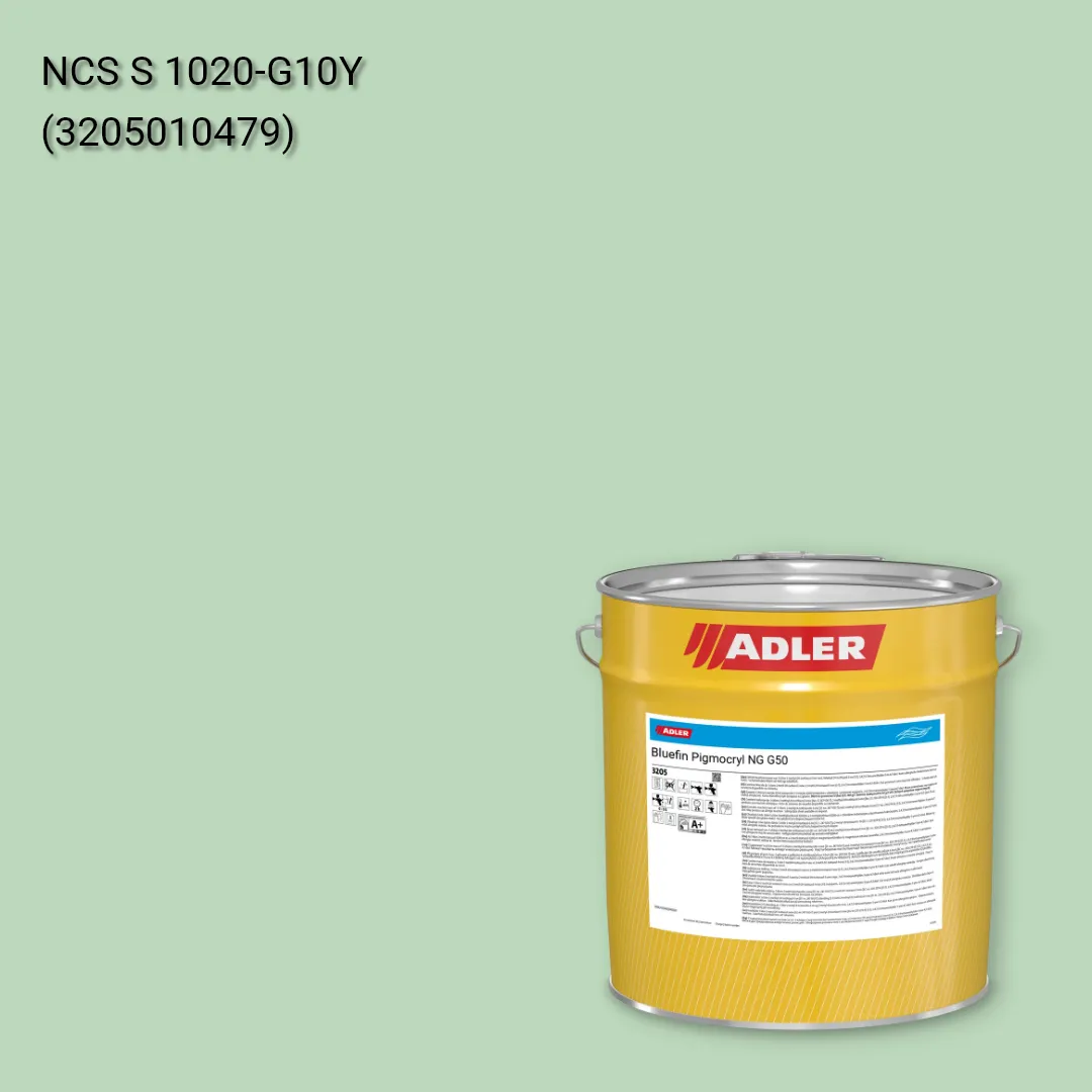 Лак меблевий Bluefin Pigmocryl NG G50 колір NCS S 1020-G10Y, Adler NCS S