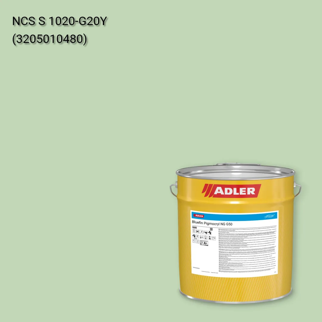Лак меблевий Bluefin Pigmocryl NG G50 колір NCS S 1020-G20Y, Adler NCS S