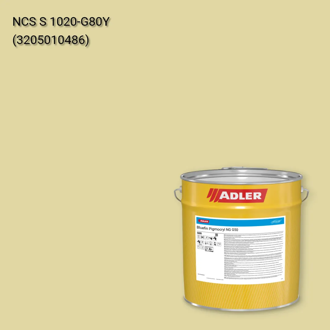 Лак меблевий Bluefin Pigmocryl NG G50 колір NCS S 1020-G80Y, Adler NCS S