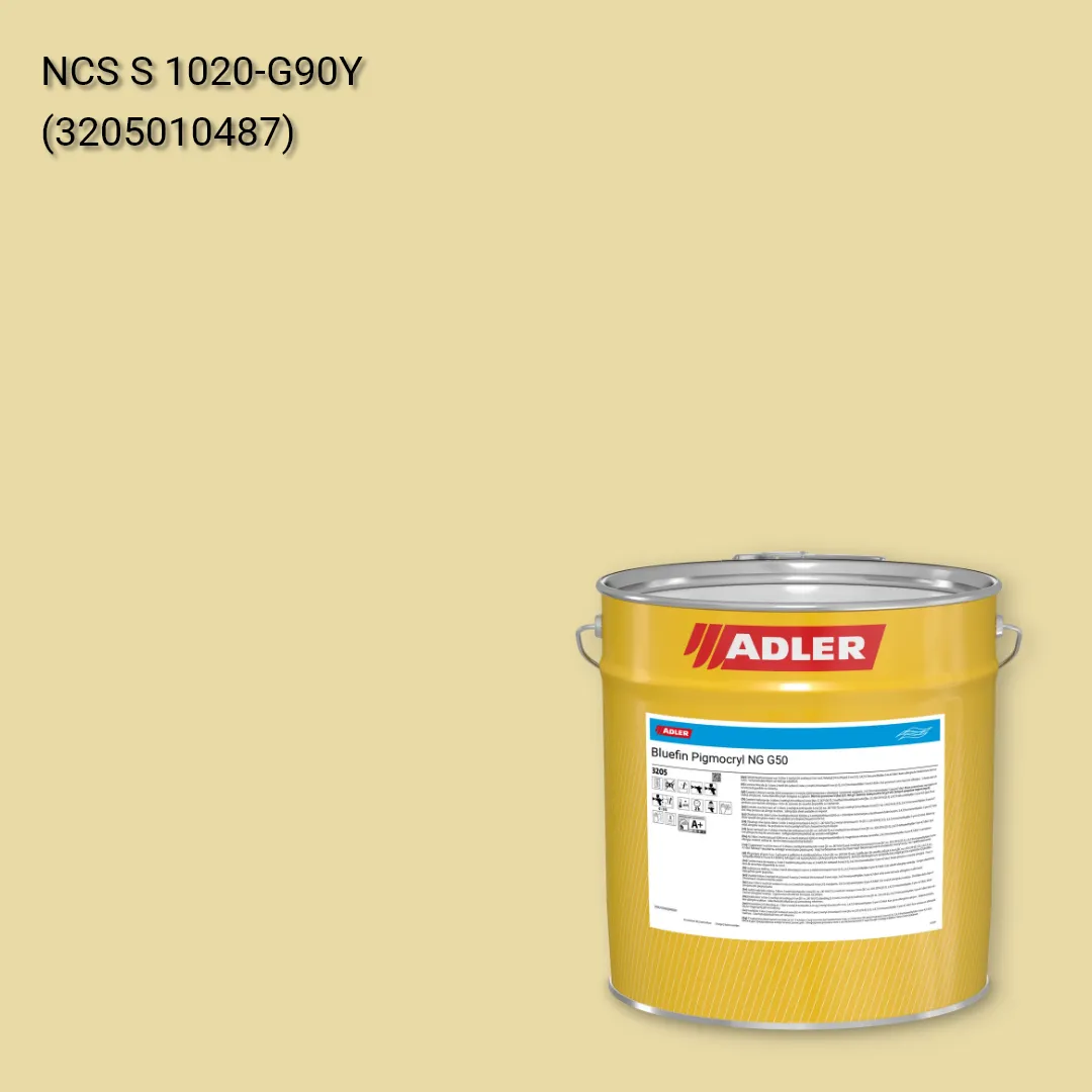Лак меблевий Bluefin Pigmocryl NG G50 колір NCS S 1020-G90Y, Adler NCS S