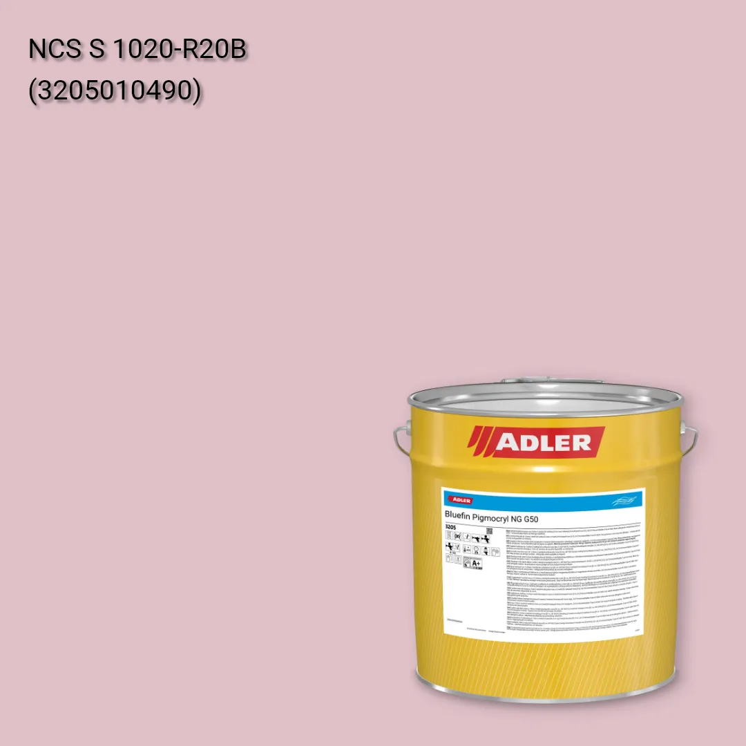Лак меблевий Bluefin Pigmocryl NG G50 колір NCS S 1020-R20B, Adler NCS S