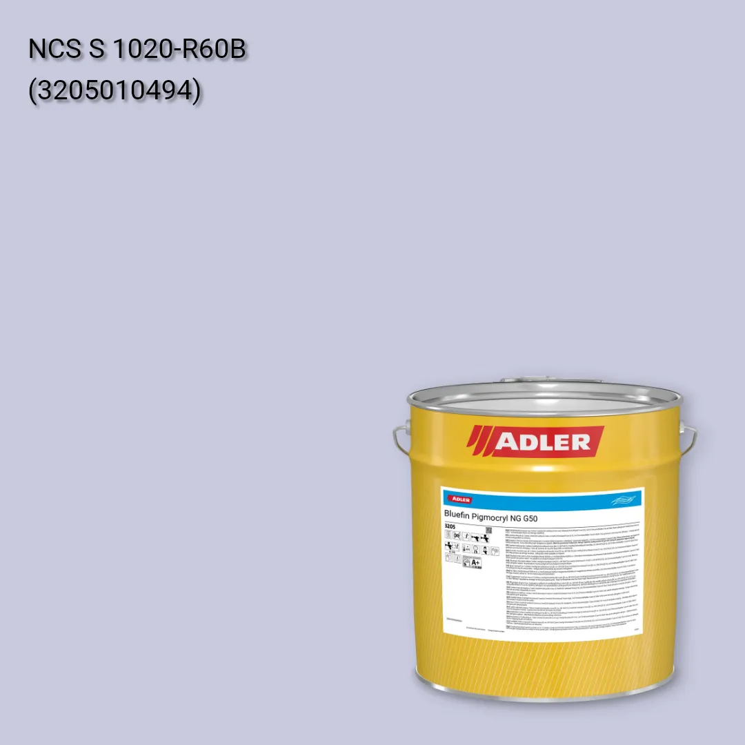 Лак меблевий Bluefin Pigmocryl NG G50 колір NCS S 1020-R60B, Adler NCS S