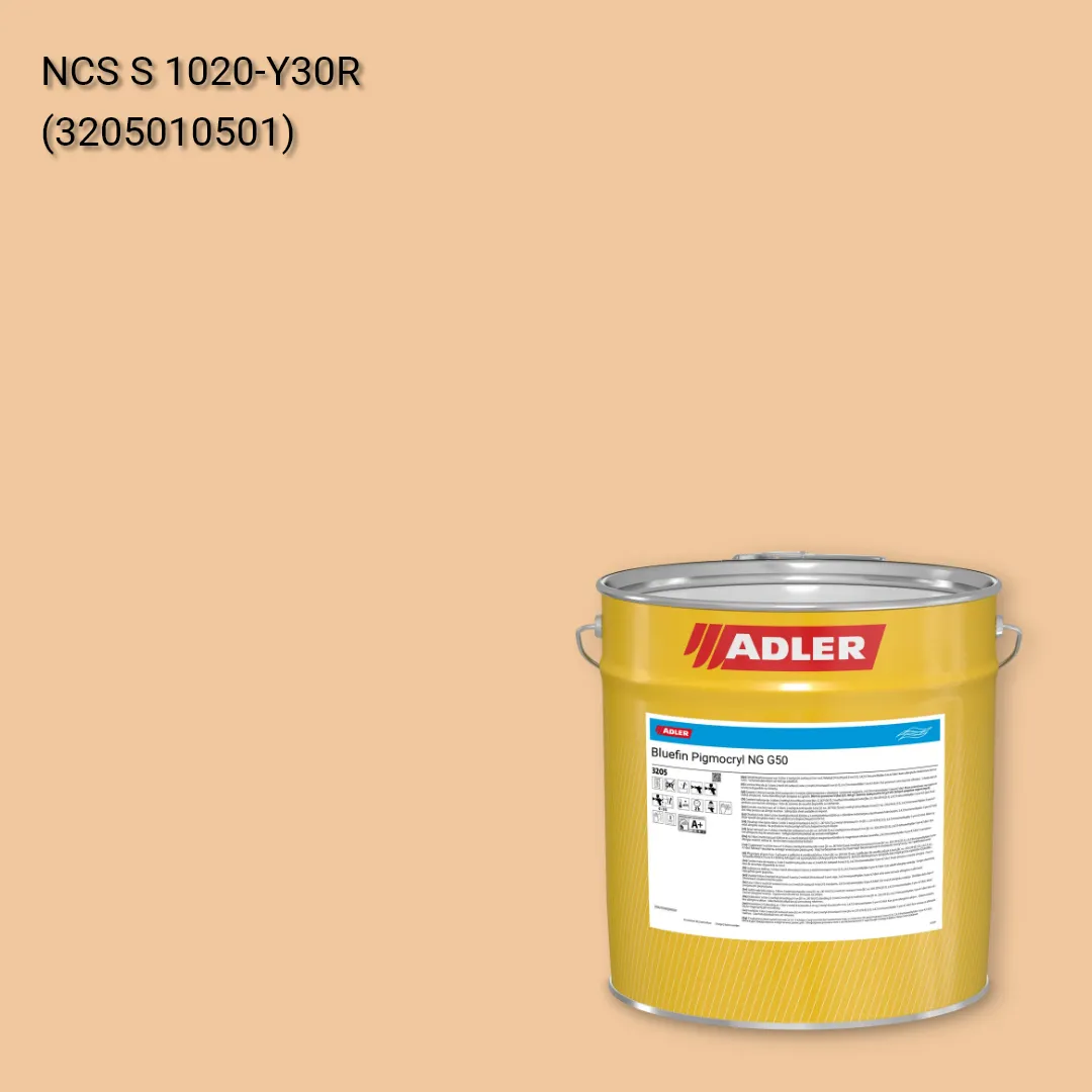 Лак меблевий Bluefin Pigmocryl NG G50 колір NCS S 1020-Y30R, Adler NCS S