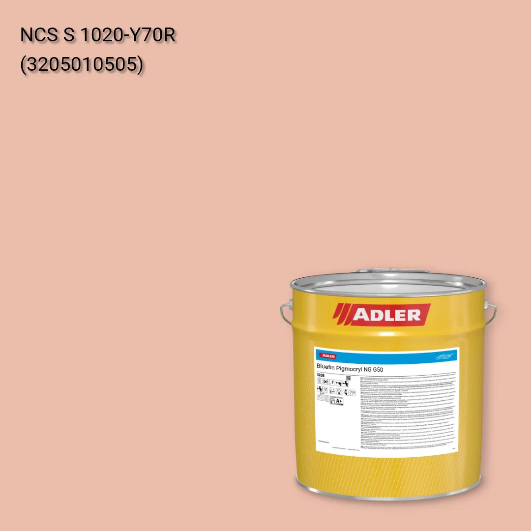 Лак меблевий Bluefin Pigmocryl NG G50 колір NCS S 1020-Y70R, Adler NCS S