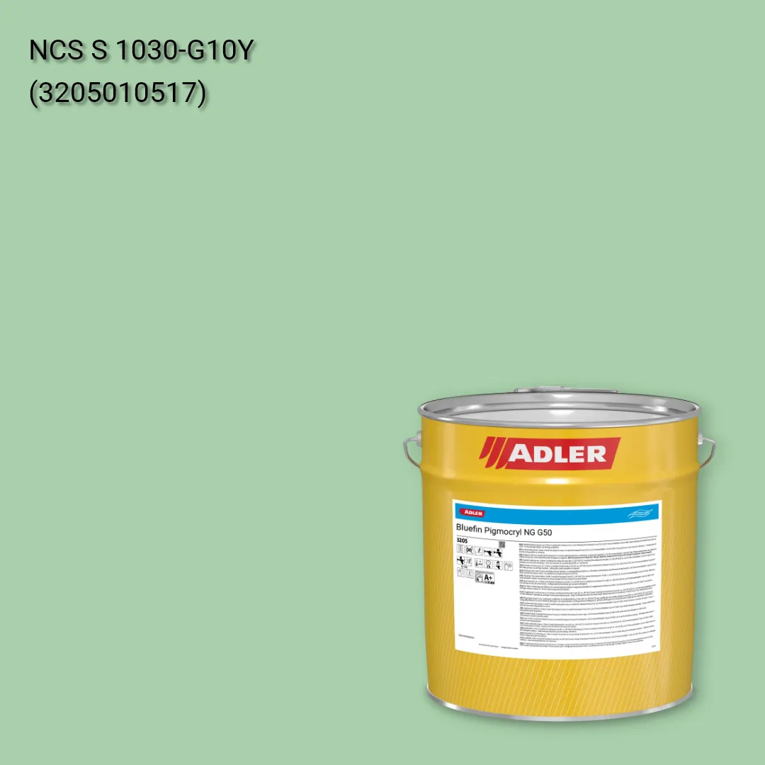 Лак меблевий Bluefin Pigmocryl NG G50 колір NCS S 1030-G10Y, Adler NCS S