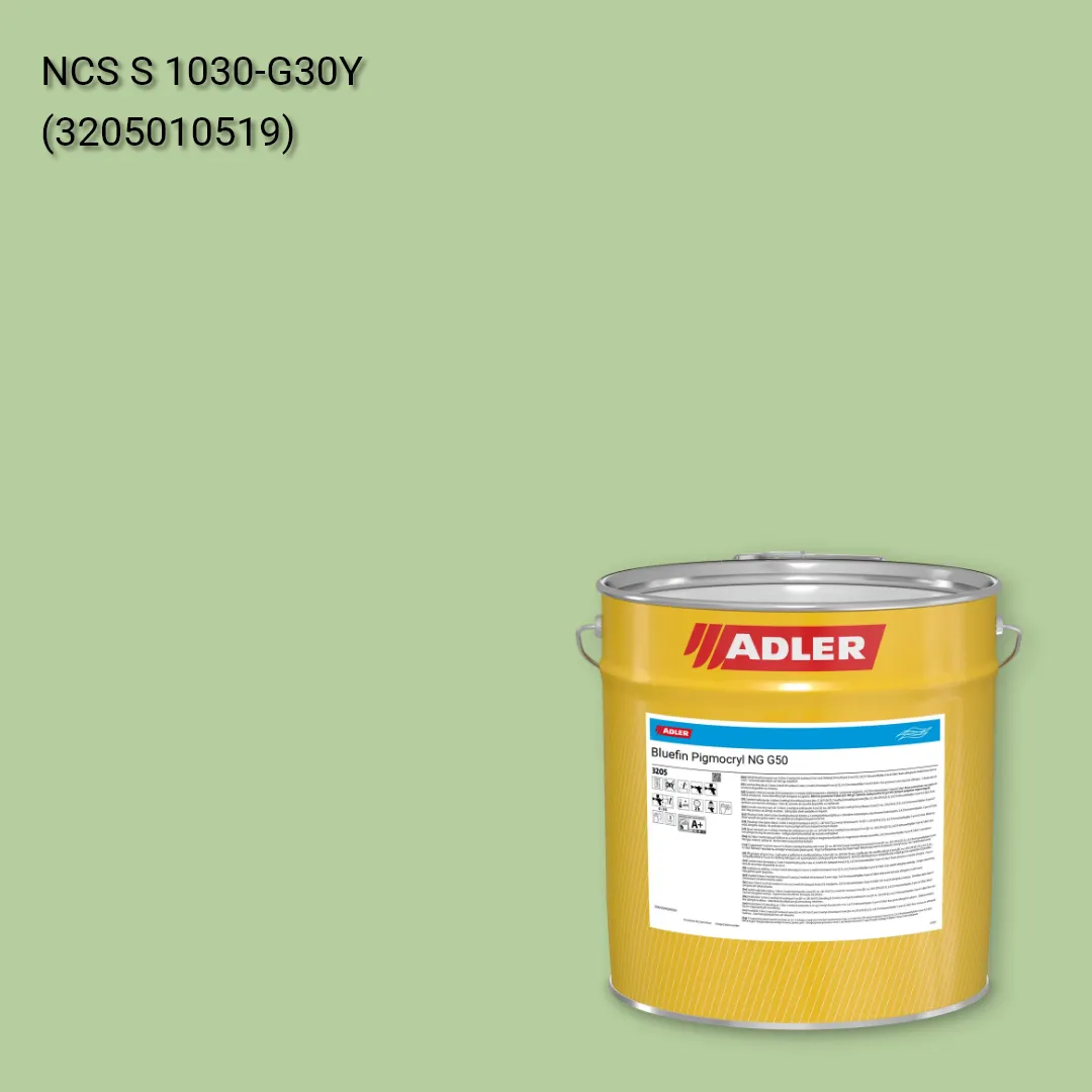 Лак меблевий Bluefin Pigmocryl NG G50 колір NCS S 1030-G30Y, Adler NCS S