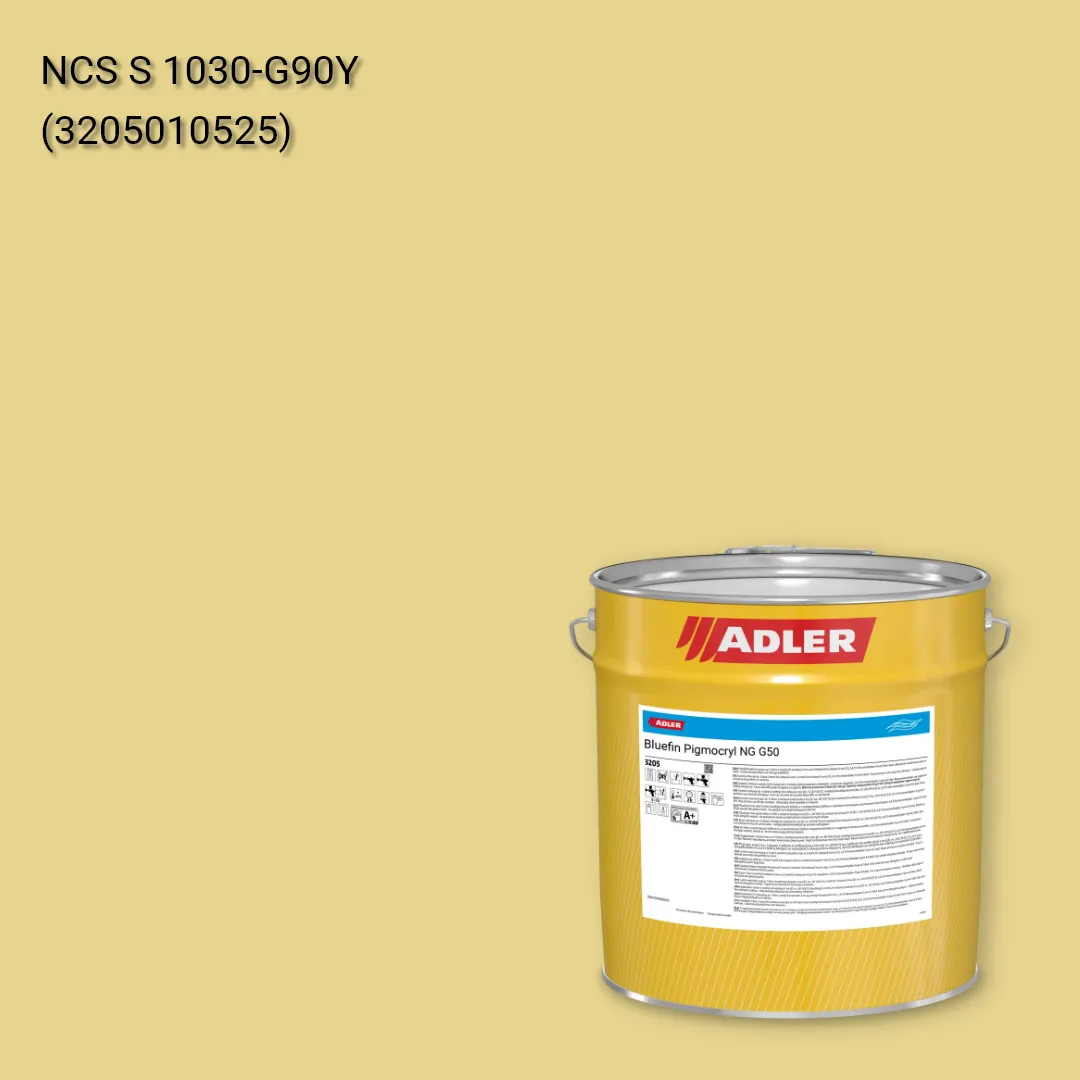 Лак меблевий Bluefin Pigmocryl NG G50 колір NCS S 1030-G90Y, Adler NCS S
