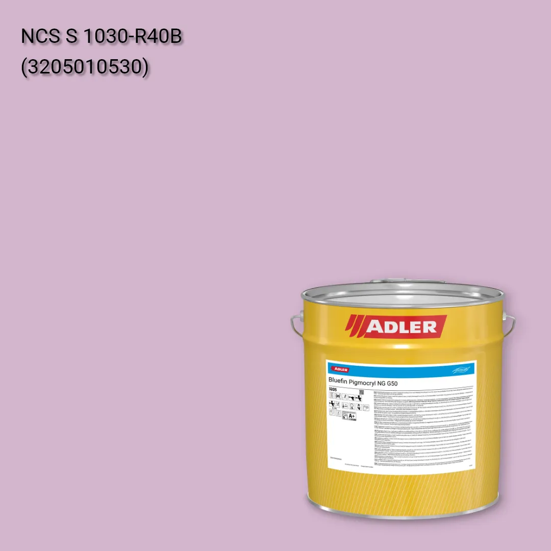 Лак меблевий Bluefin Pigmocryl NG G50 колір NCS S 1030-R40B, Adler NCS S