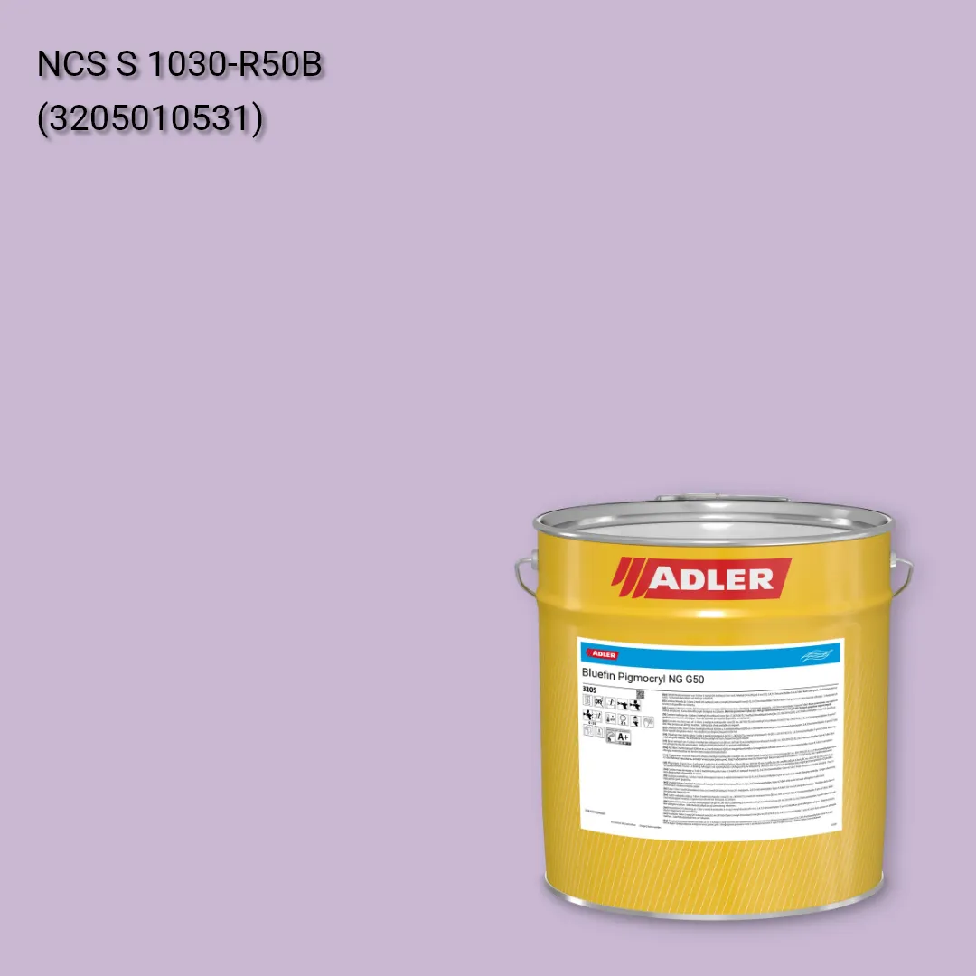 Лак меблевий Bluefin Pigmocryl NG G50 колір NCS S 1030-R50B, Adler NCS S