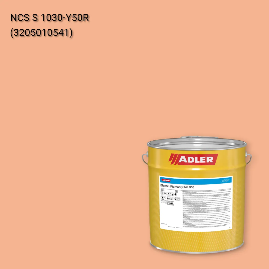 Лак меблевий Bluefin Pigmocryl NG G50 колір NCS S 1030-Y50R, Adler NCS S