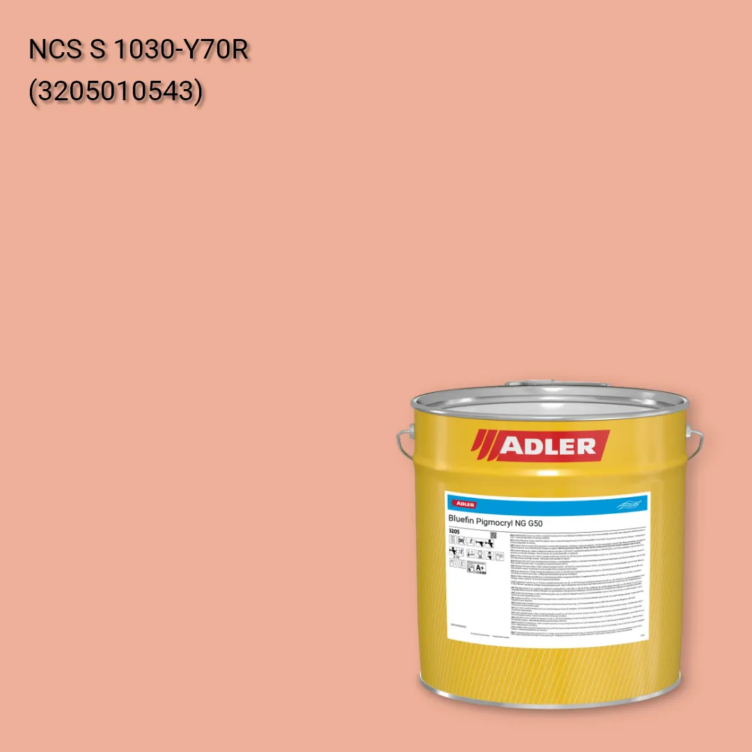 Лак меблевий Bluefin Pigmocryl NG G50 колір NCS S 1030-Y70R, Adler NCS S