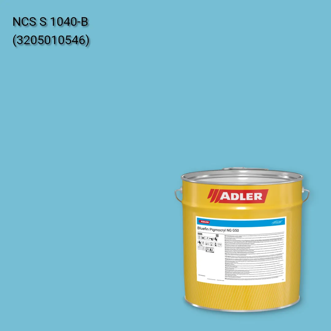 Лак меблевий Bluefin Pigmocryl NG G50 колір NCS S 1040-B, Adler NCS S