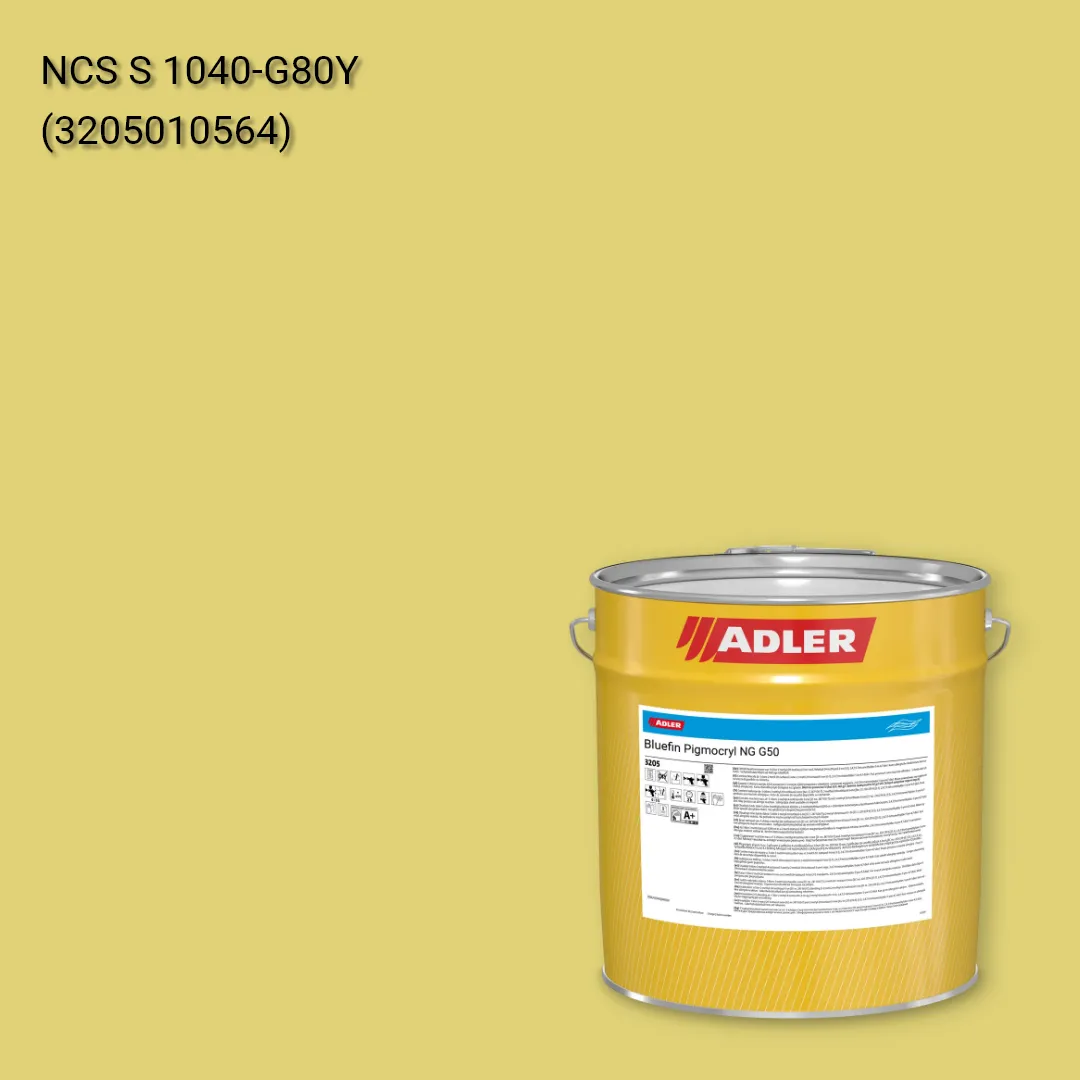 Лак меблевий Bluefin Pigmocryl NG G50 колір NCS S 1040-G80Y, Adler NCS S