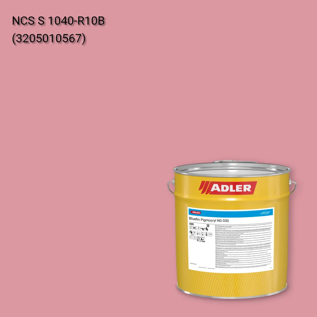 Лак меблевий Bluefin Pigmocryl NG G50 колір NCS S 1040-R10B, Adler NCS S