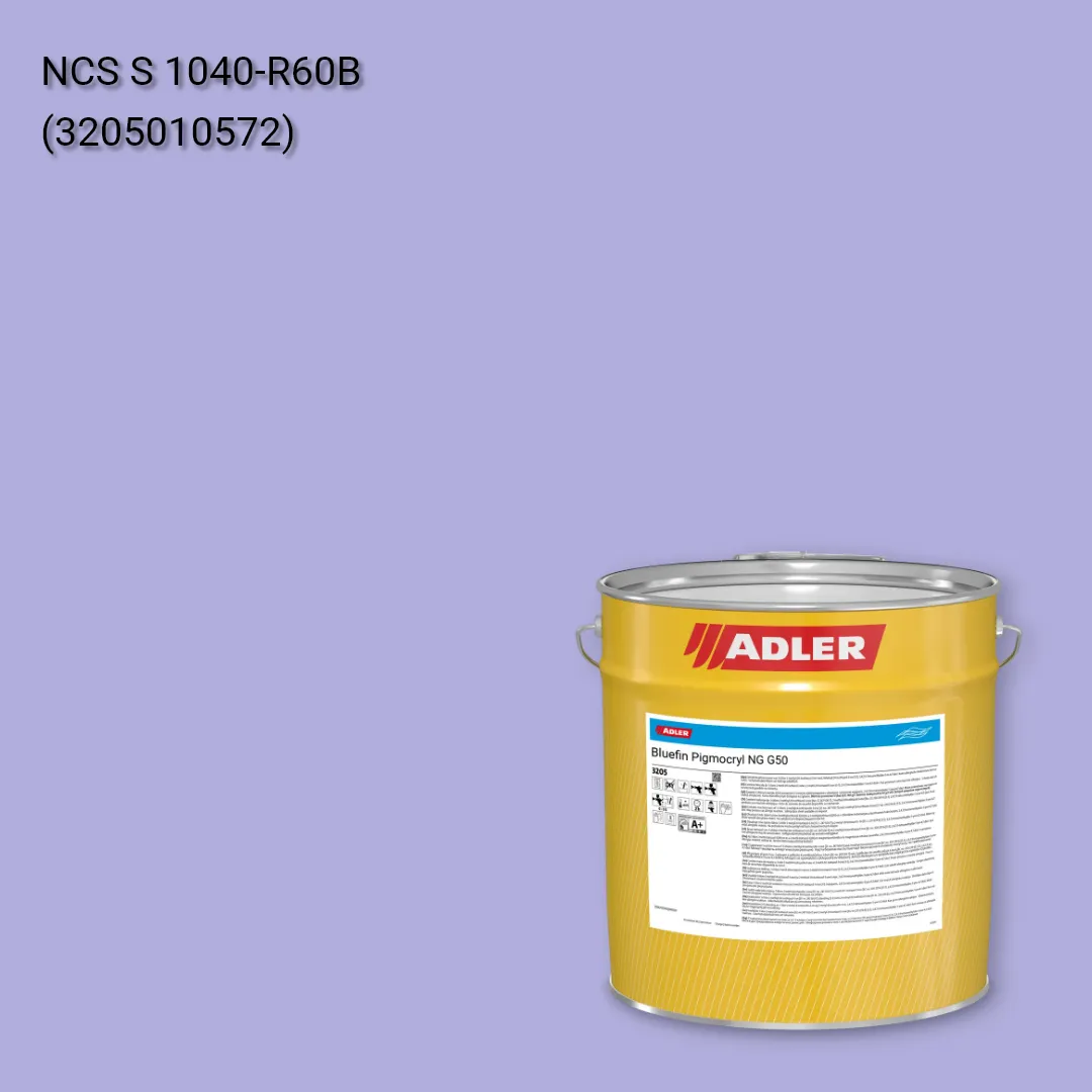 Лак меблевий Bluefin Pigmocryl NG G50 колір NCS S 1040-R60B, Adler NCS S