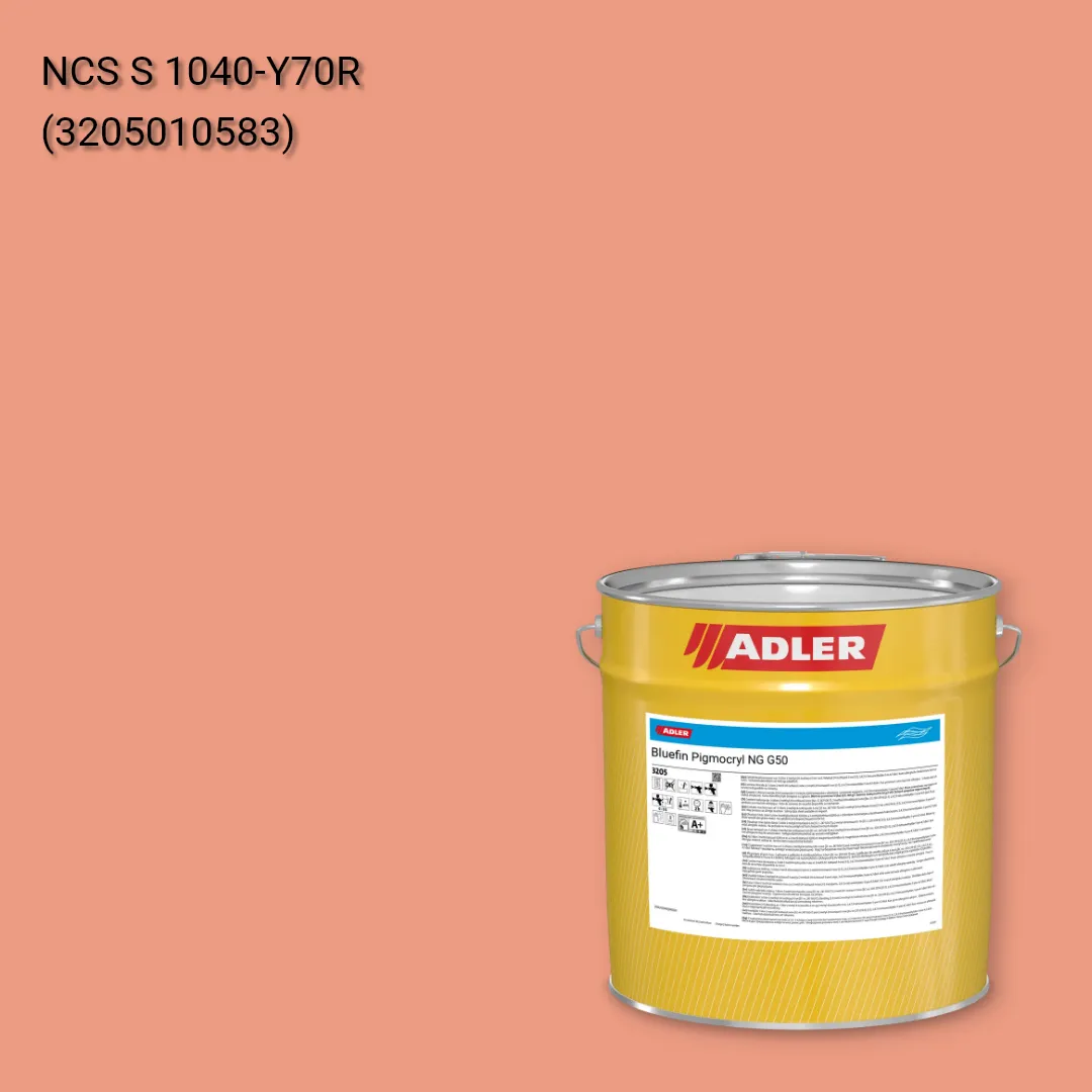 Лак меблевий Bluefin Pigmocryl NG G50 колір NCS S 1040-Y70R, Adler NCS S