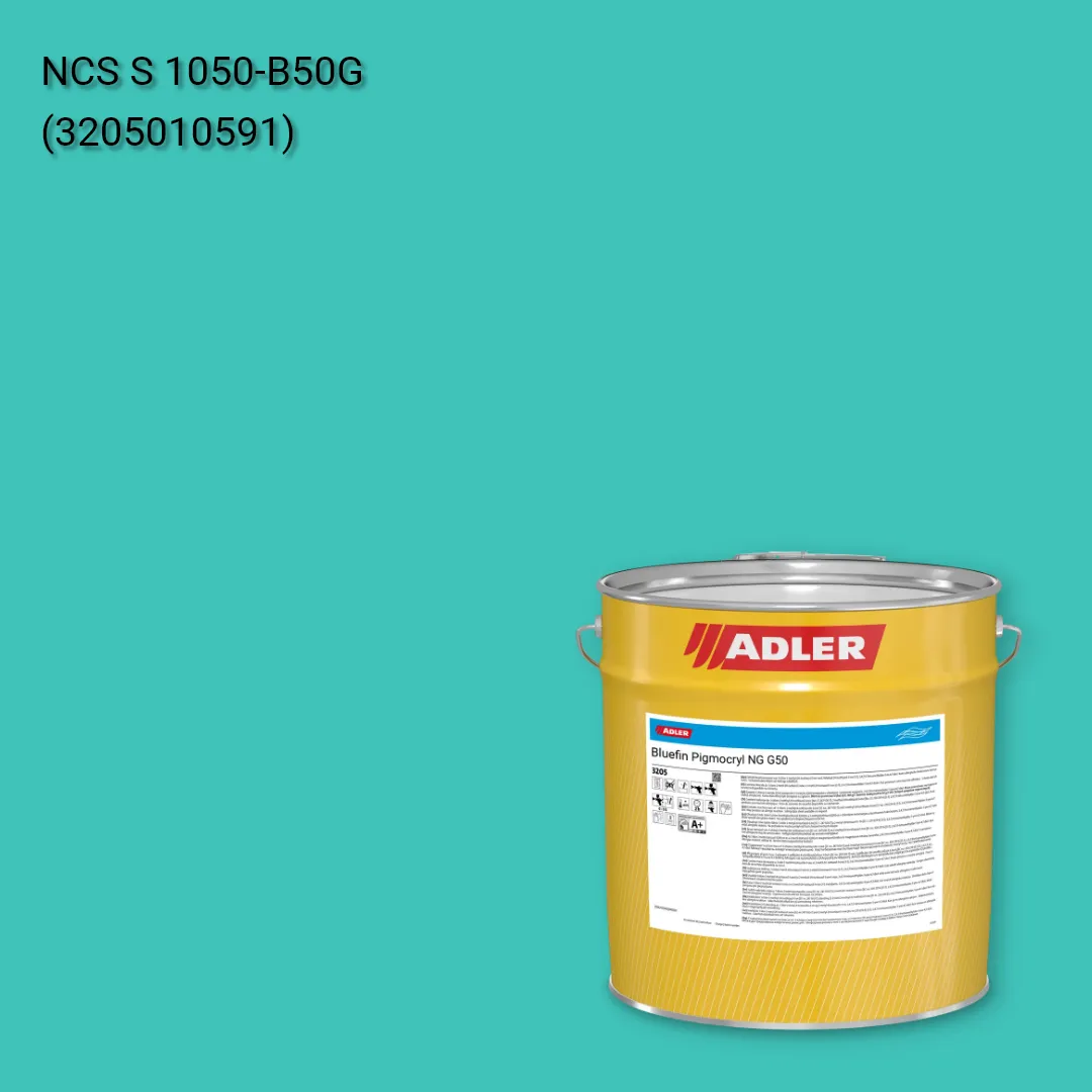 Лак меблевий Bluefin Pigmocryl NG G50 колір NCS S 1050-B50G, Adler NCS S