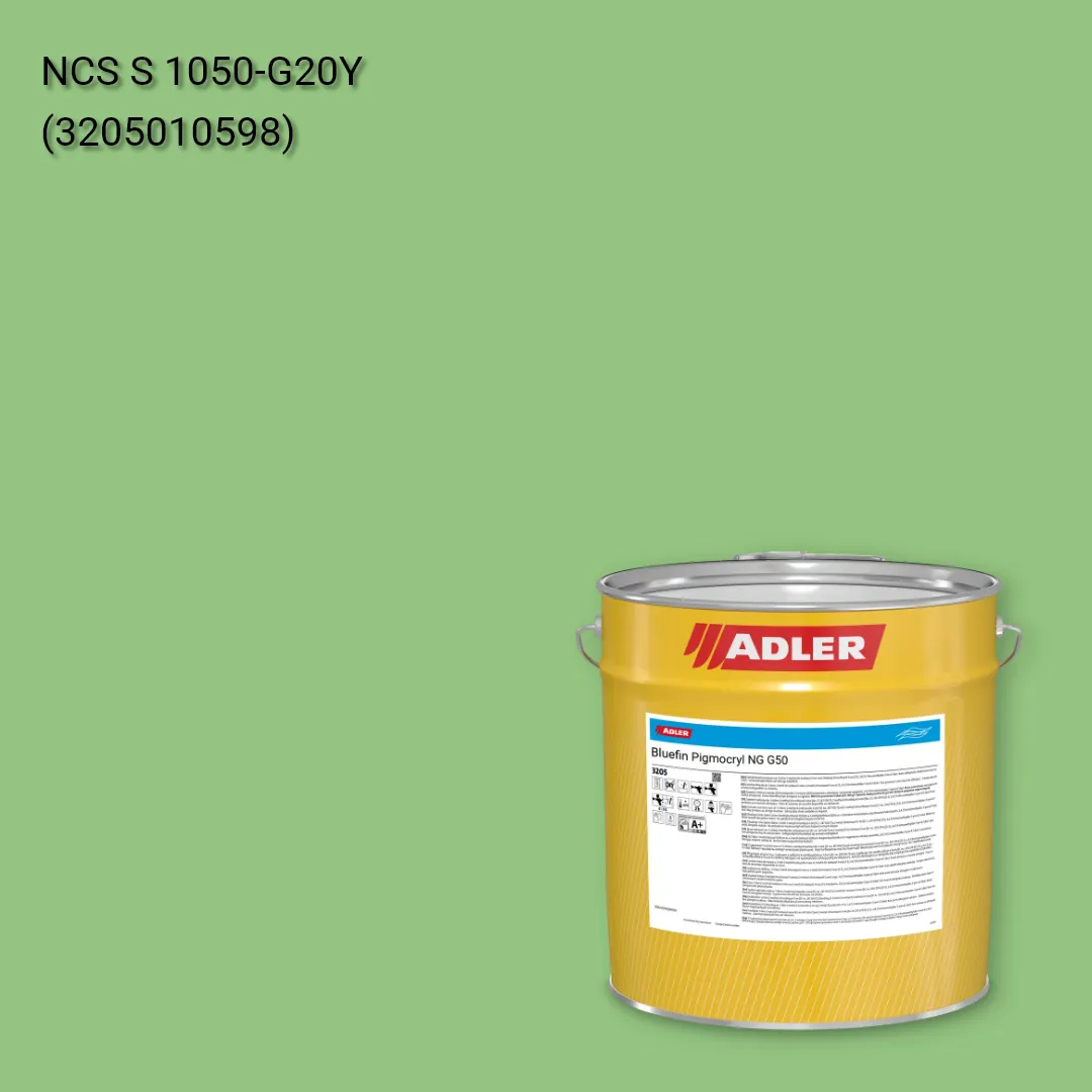 Лак меблевий Bluefin Pigmocryl NG G50 колір NCS S 1050-G20Y, Adler NCS S