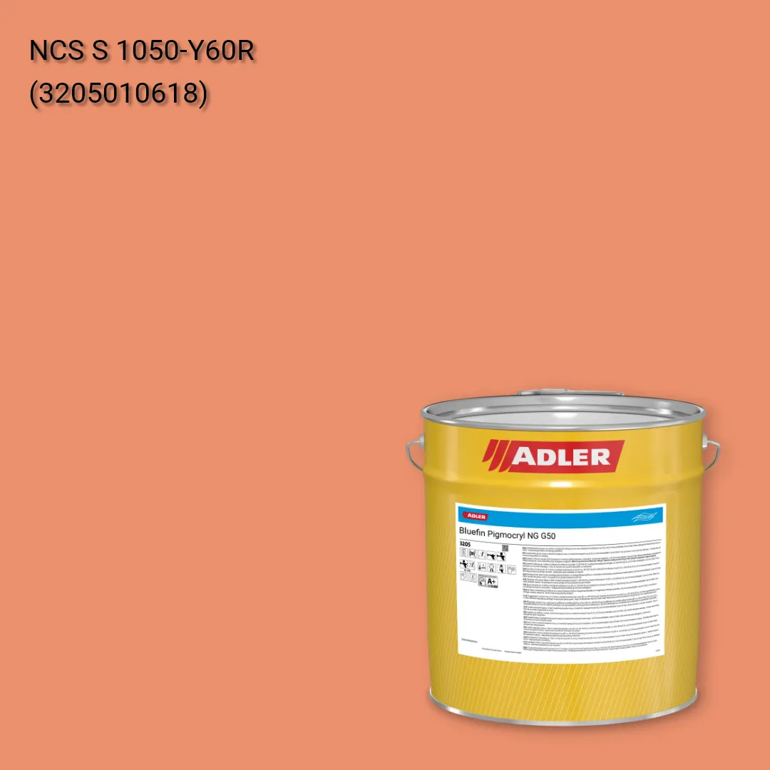 Лак меблевий Bluefin Pigmocryl NG G50 колір NCS S 1050-Y60R, Adler NCS S