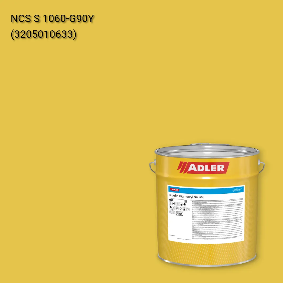 Лак меблевий Bluefin Pigmocryl NG G50 колір NCS S 1060-G90Y, Adler NCS S