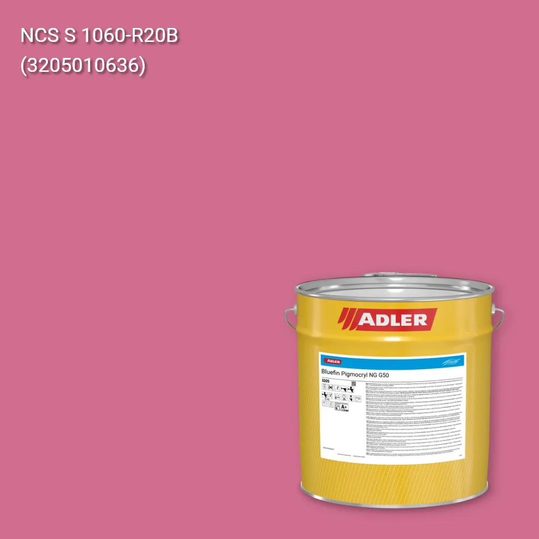 Лак меблевий Bluefin Pigmocryl NG G50 колір NCS S 1060-R20B, Adler NCS S
