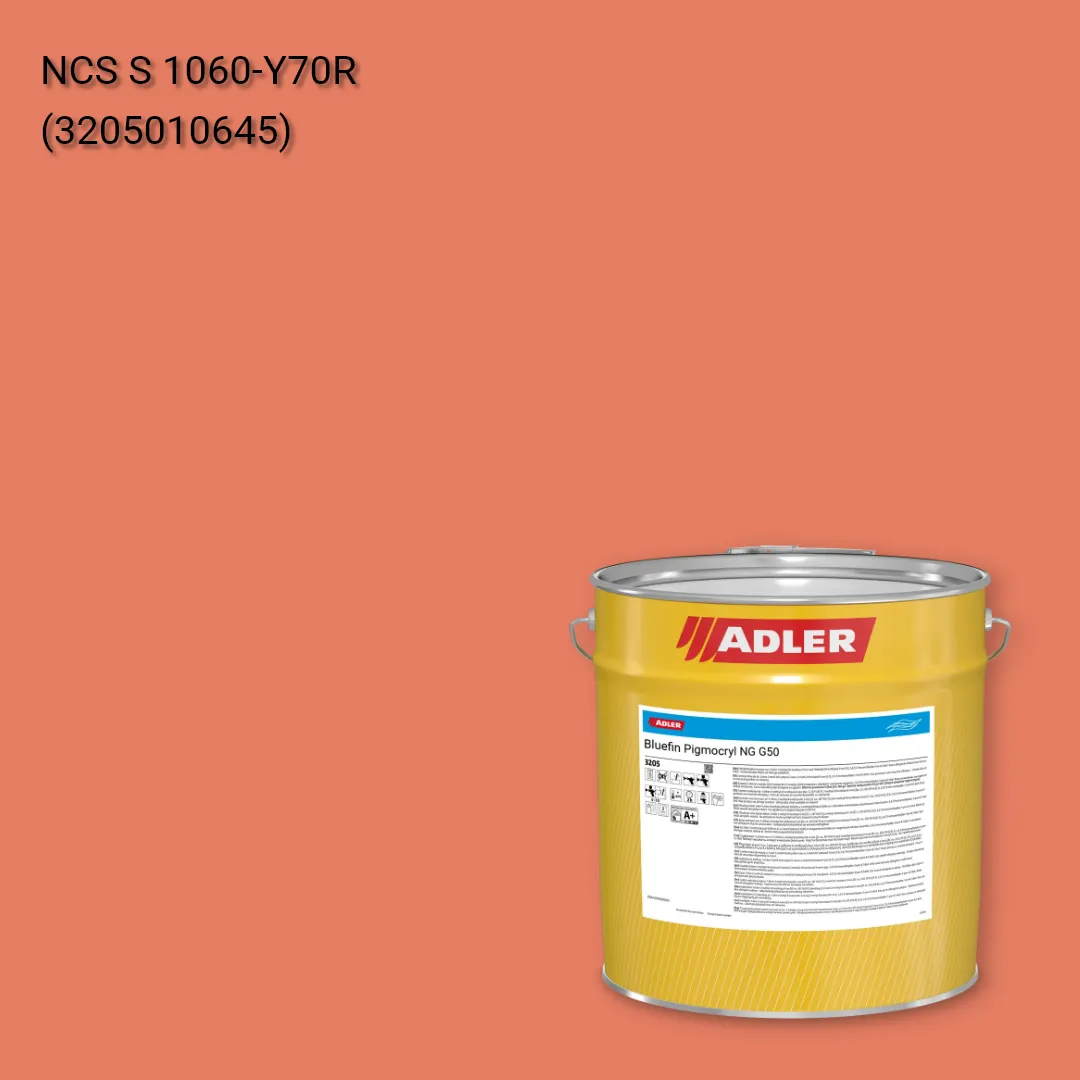Лак меблевий Bluefin Pigmocryl NG G50 колір NCS S 1060-Y70R, Adler NCS S