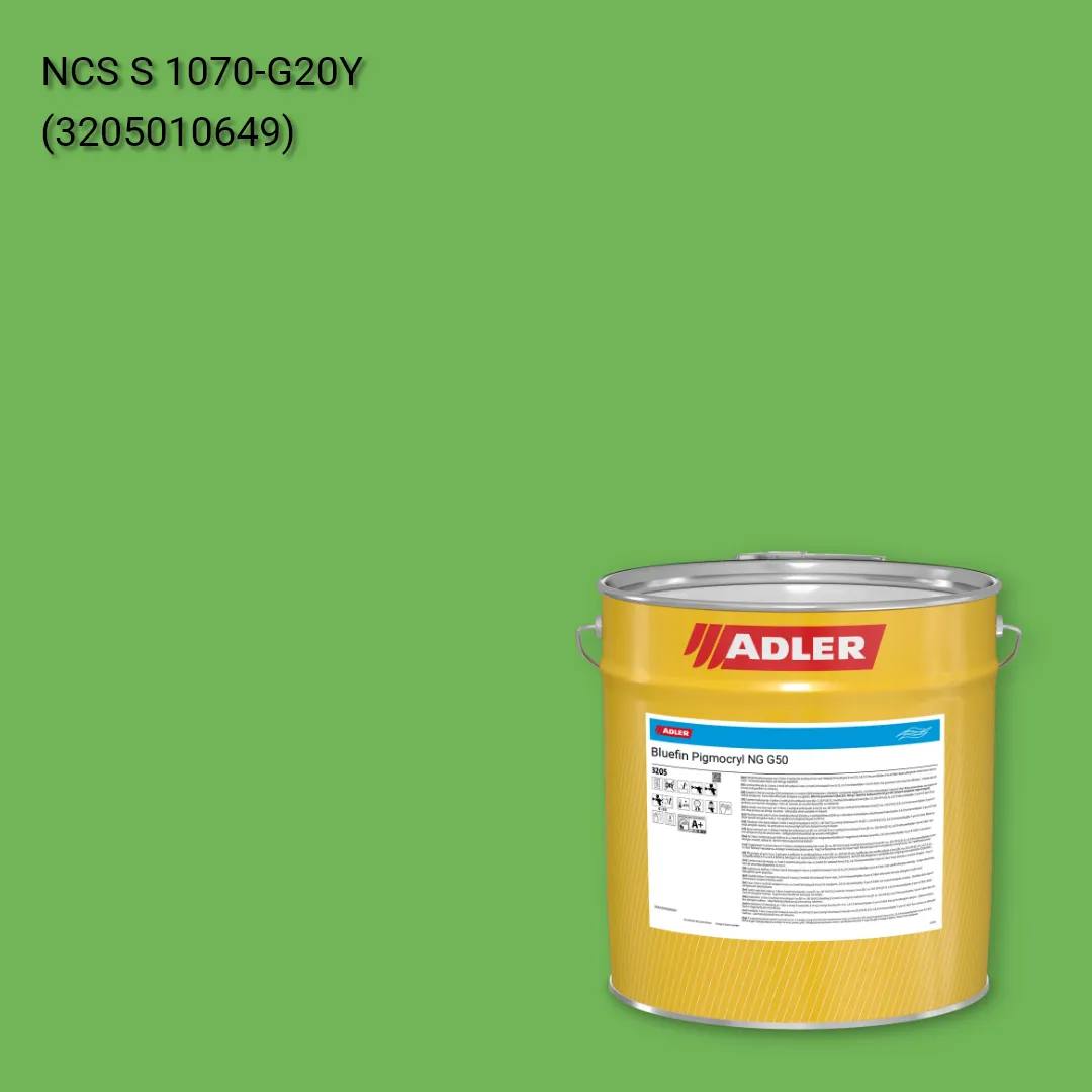 Лак меблевий Bluefin Pigmocryl NG G50 колір NCS S 1070-G20Y, Adler NCS S