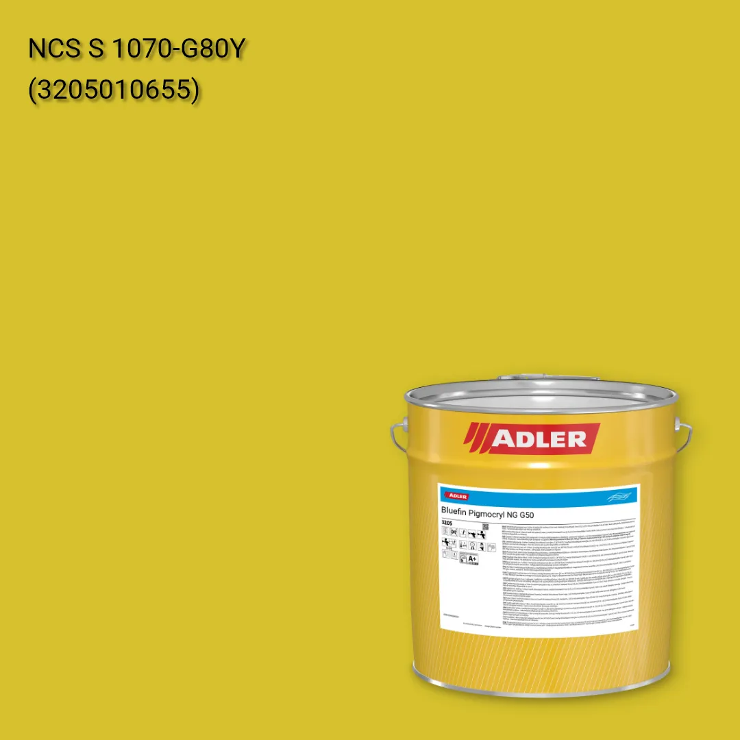 Лак меблевий Bluefin Pigmocryl NG G50 колір NCS S 1070-G80Y, Adler NCS S
