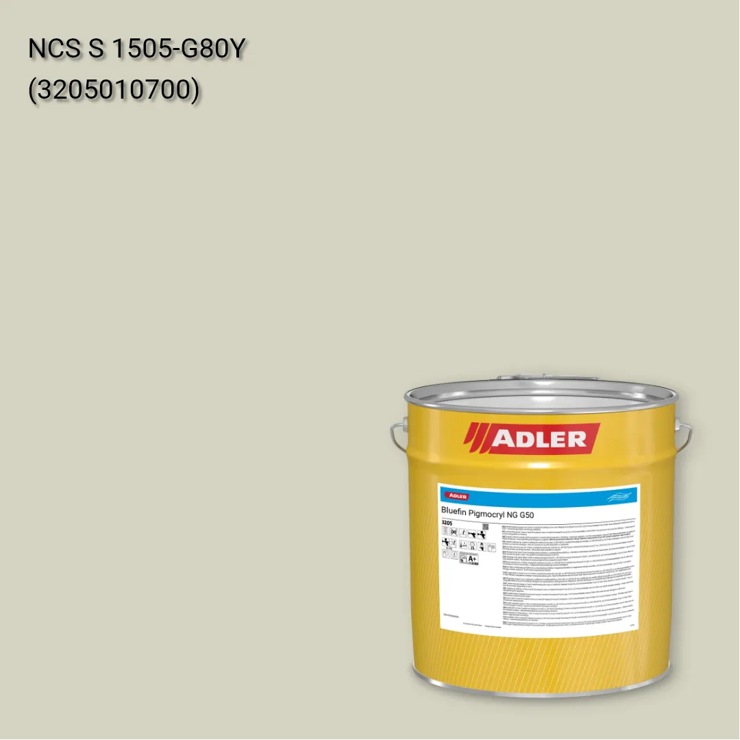 Лак меблевий Bluefin Pigmocryl NG G50 колір NCS S 1505-G80Y, Adler NCS S