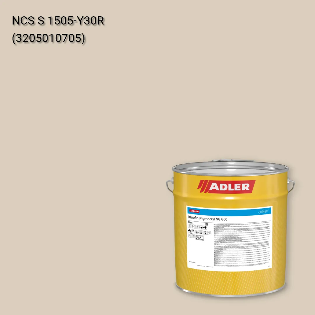 Лак меблевий Bluefin Pigmocryl NG G50 колір NCS S 1505-Y30R, Adler NCS S