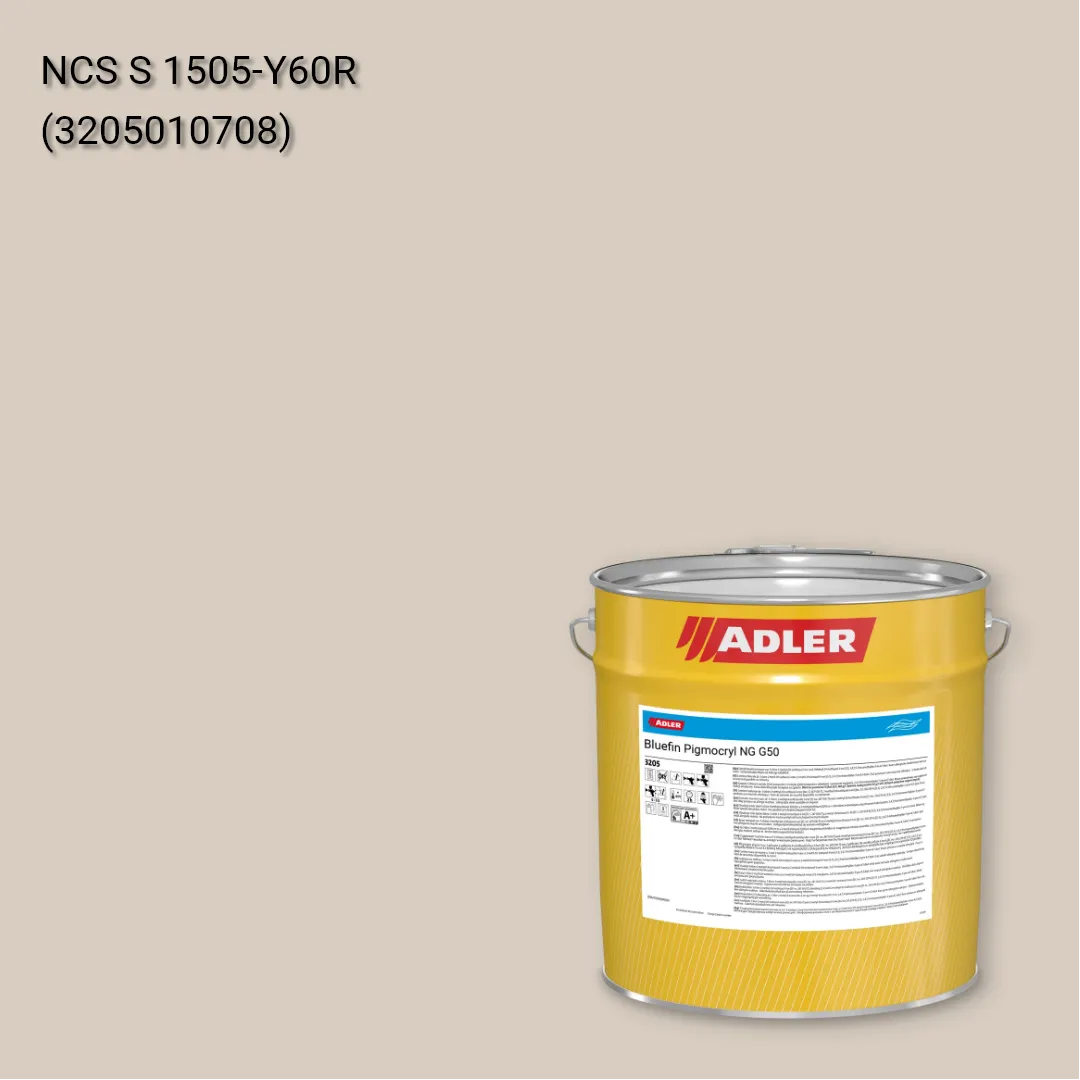 Лак меблевий Bluefin Pigmocryl NG G50 колір NCS S 1505-Y60R, Adler NCS S