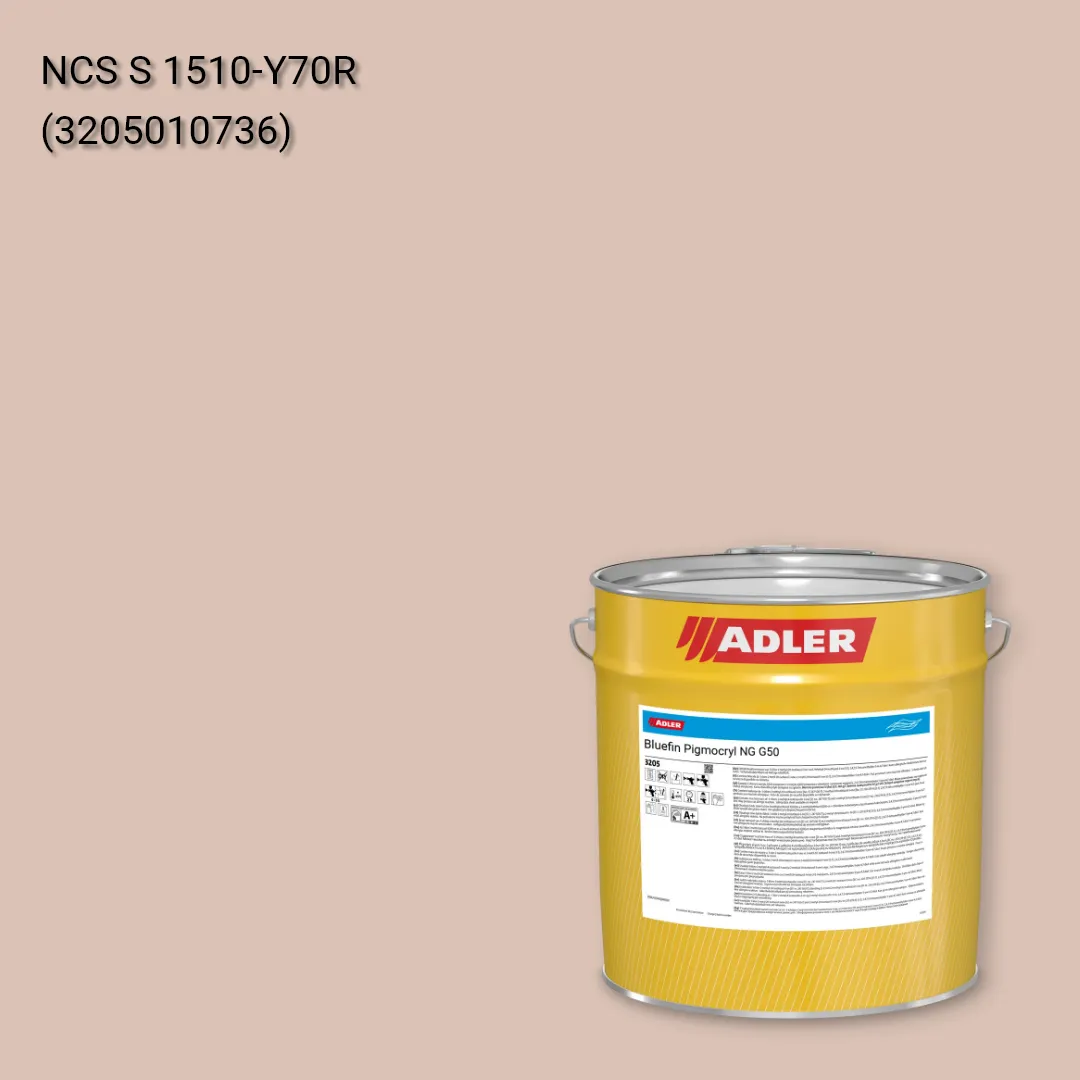 Лак меблевий Bluefin Pigmocryl NG G50 колір NCS S 1510-Y70R, Adler NCS S