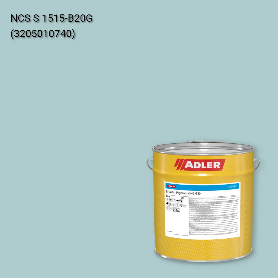 Лак меблевий Bluefin Pigmocryl NG G50 колір NCS S 1515-B20G, Adler NCS S