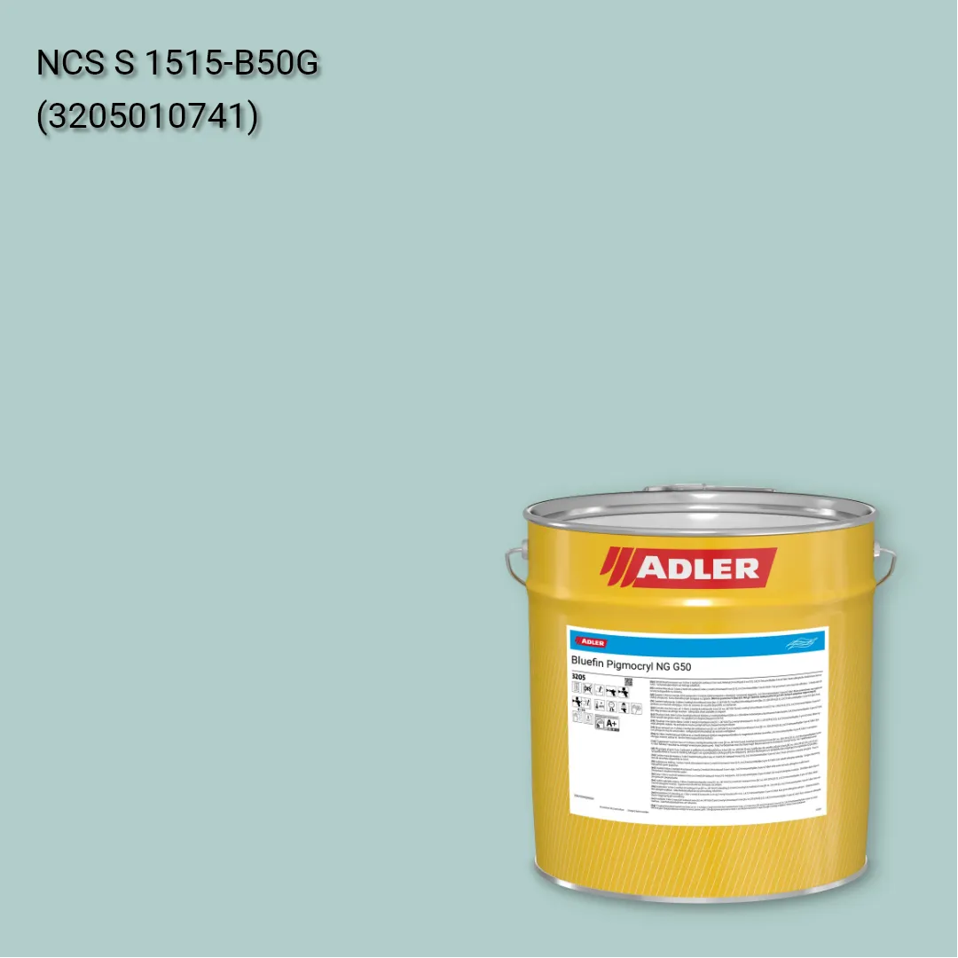 Лак меблевий Bluefin Pigmocryl NG G50 колір NCS S 1515-B50G, Adler NCS S