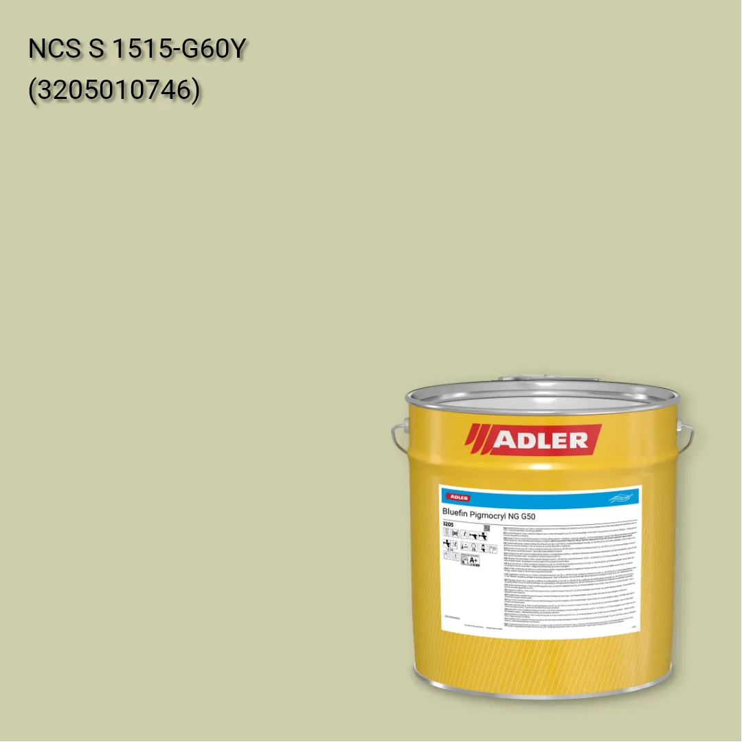 Лак меблевий Bluefin Pigmocryl NG G50 колір NCS S 1515-G60Y, Adler NCS S