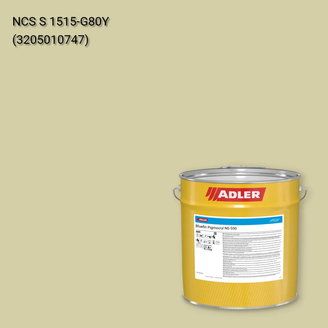 Лак меблевий Bluefin Pigmocryl NG G50 колір NCS S 1515-G80Y, Adler NCS S