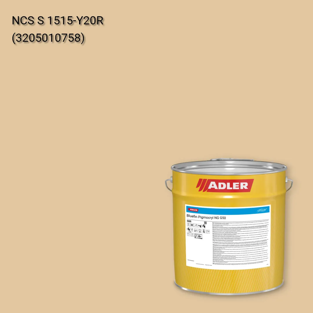 Лак меблевий Bluefin Pigmocryl NG G50 колір NCS S 1515-Y20R, Adler NCS S