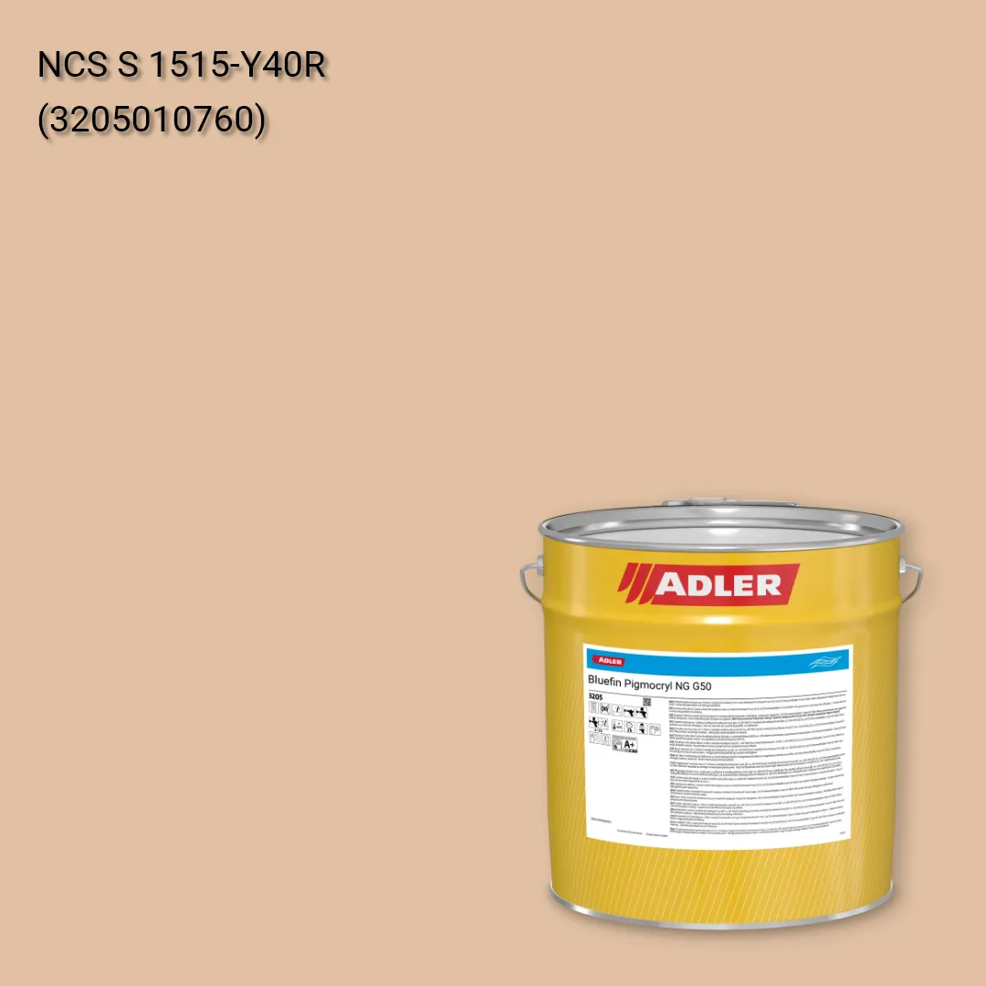 Лак меблевий Bluefin Pigmocryl NG G50 колір NCS S 1515-Y40R, Adler NCS S