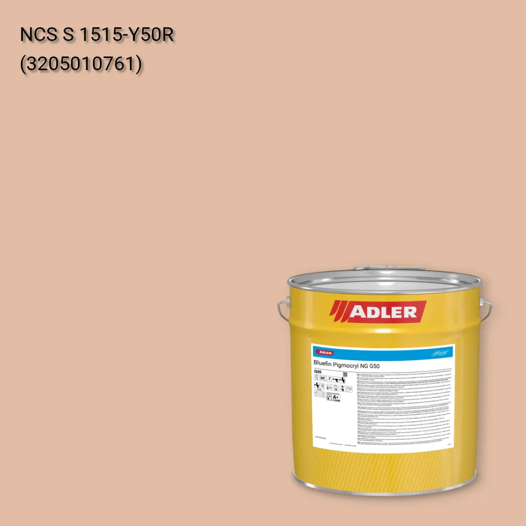 Лак меблевий Bluefin Pigmocryl NG G50 колір NCS S 1515-Y50R, Adler NCS S