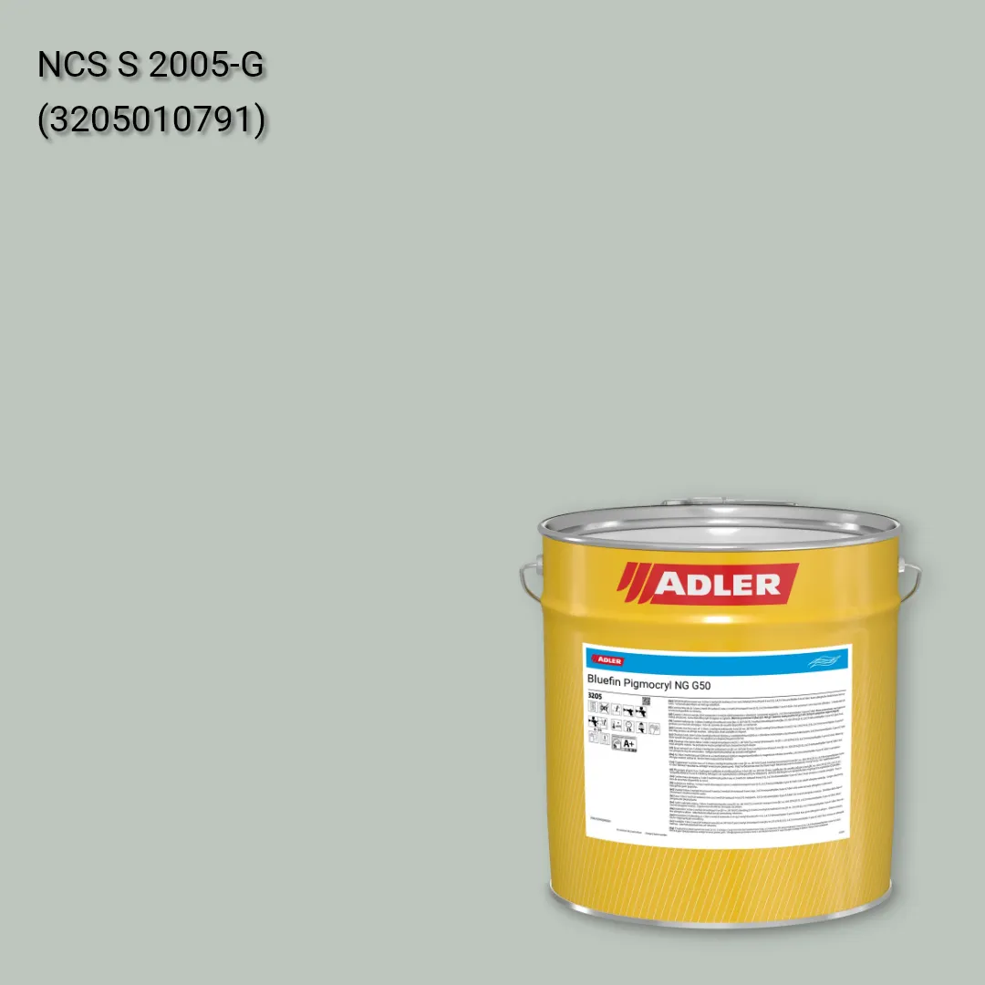Лак меблевий Bluefin Pigmocryl NG G50 колір NCS S 2005-G, Adler NCS S