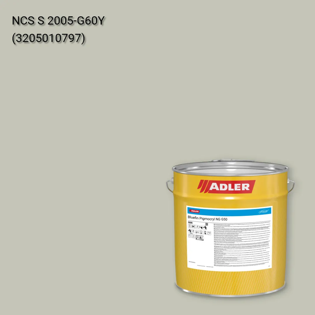 Лак меблевий Bluefin Pigmocryl NG G50 колір NCS S 2005-G60Y, Adler NCS S