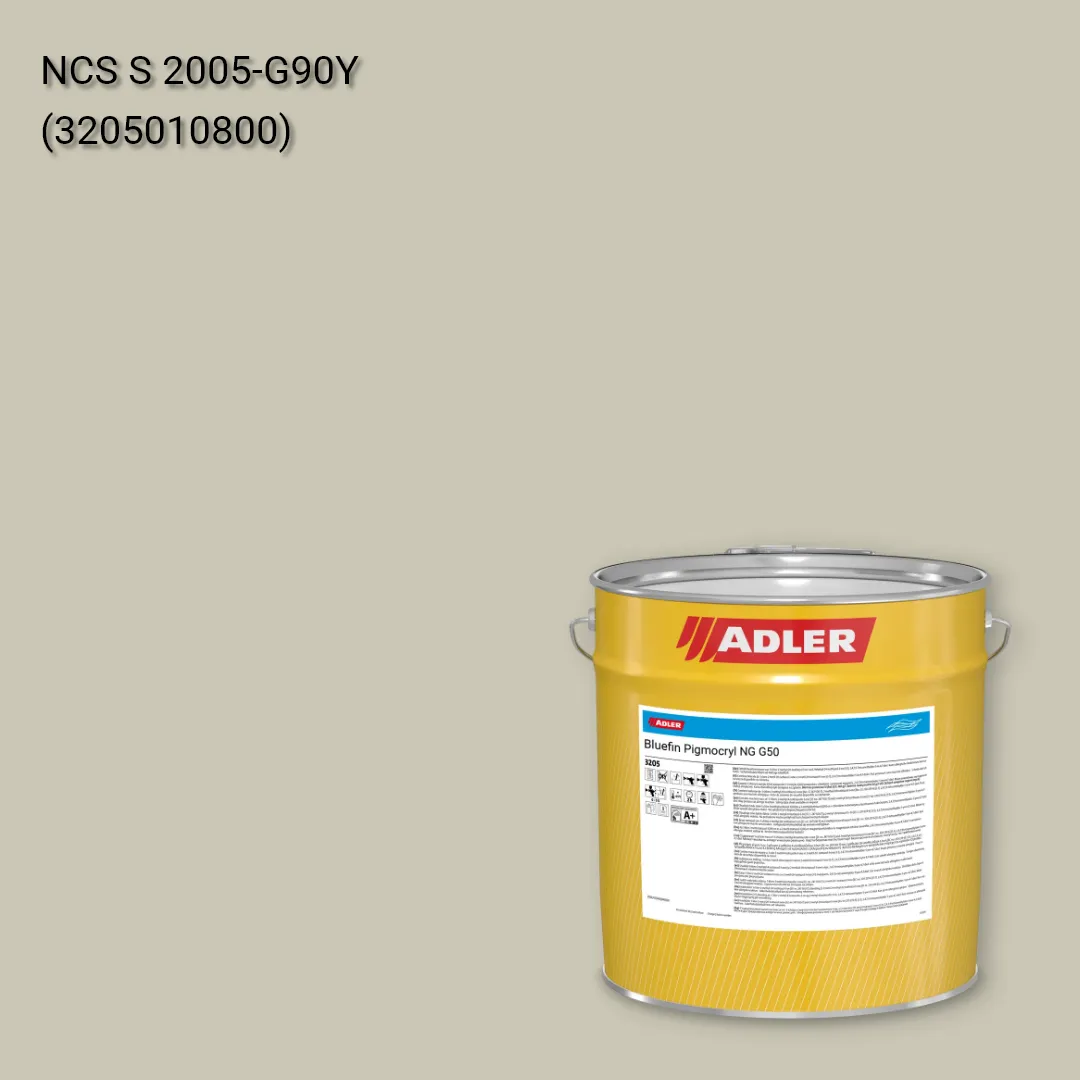 Лак меблевий Bluefin Pigmocryl NG G50 колір NCS S 2005-G90Y, Adler NCS S