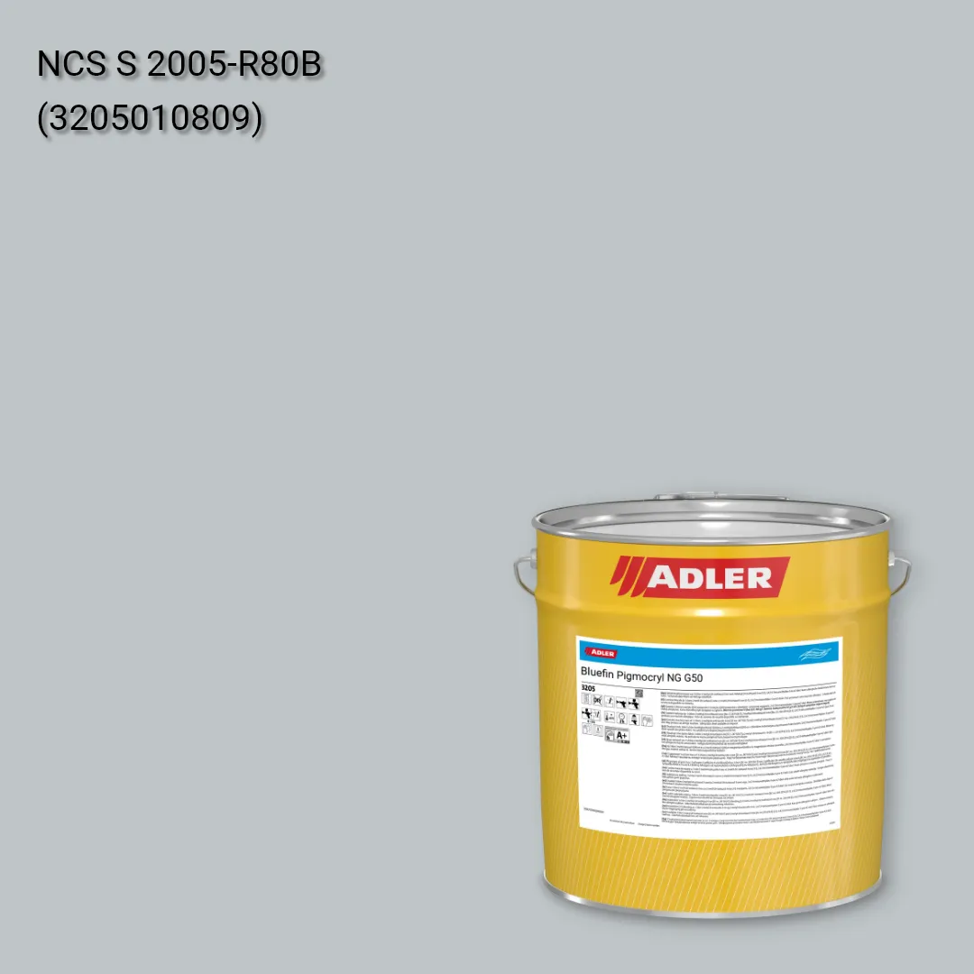 Лак меблевий Bluefin Pigmocryl NG G50 колір NCS S 2005-R80B, Adler NCS S