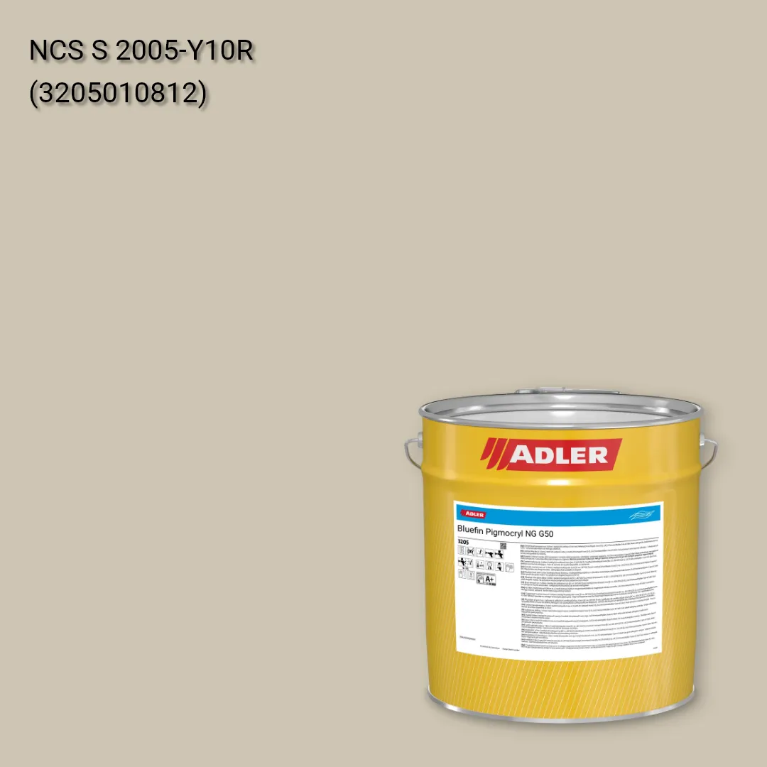 Лак меблевий Bluefin Pigmocryl NG G50 колір NCS S 2005-Y10R, Adler NCS S