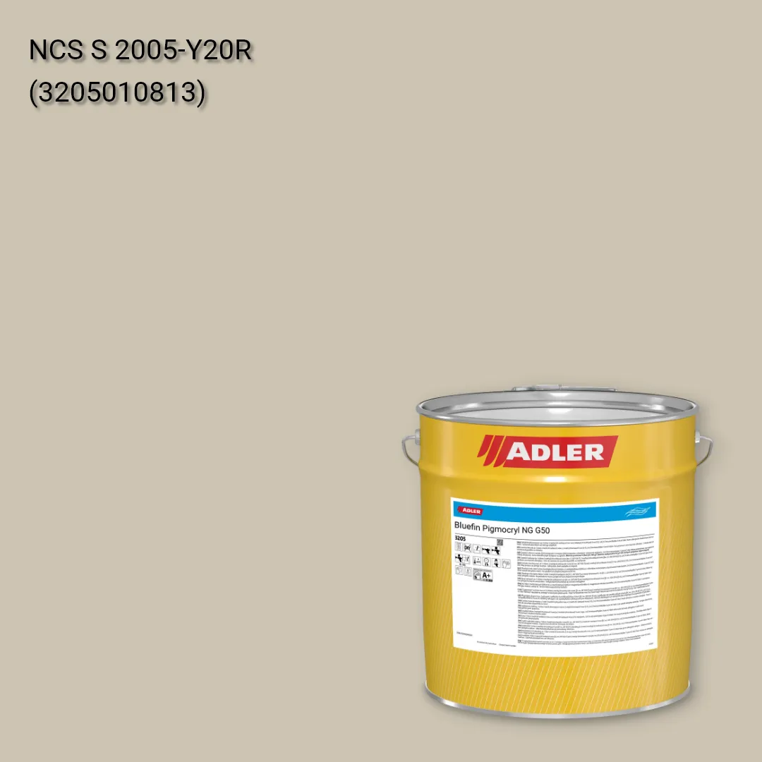Лак меблевий Bluefin Pigmocryl NG G50 колір NCS S 2005-Y20R, Adler NCS S