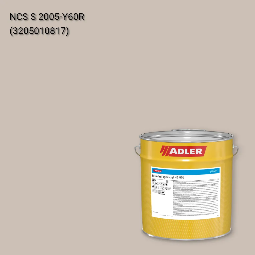 Лак меблевий Bluefin Pigmocryl NG G50 колір NCS S 2005-Y60R, Adler NCS S