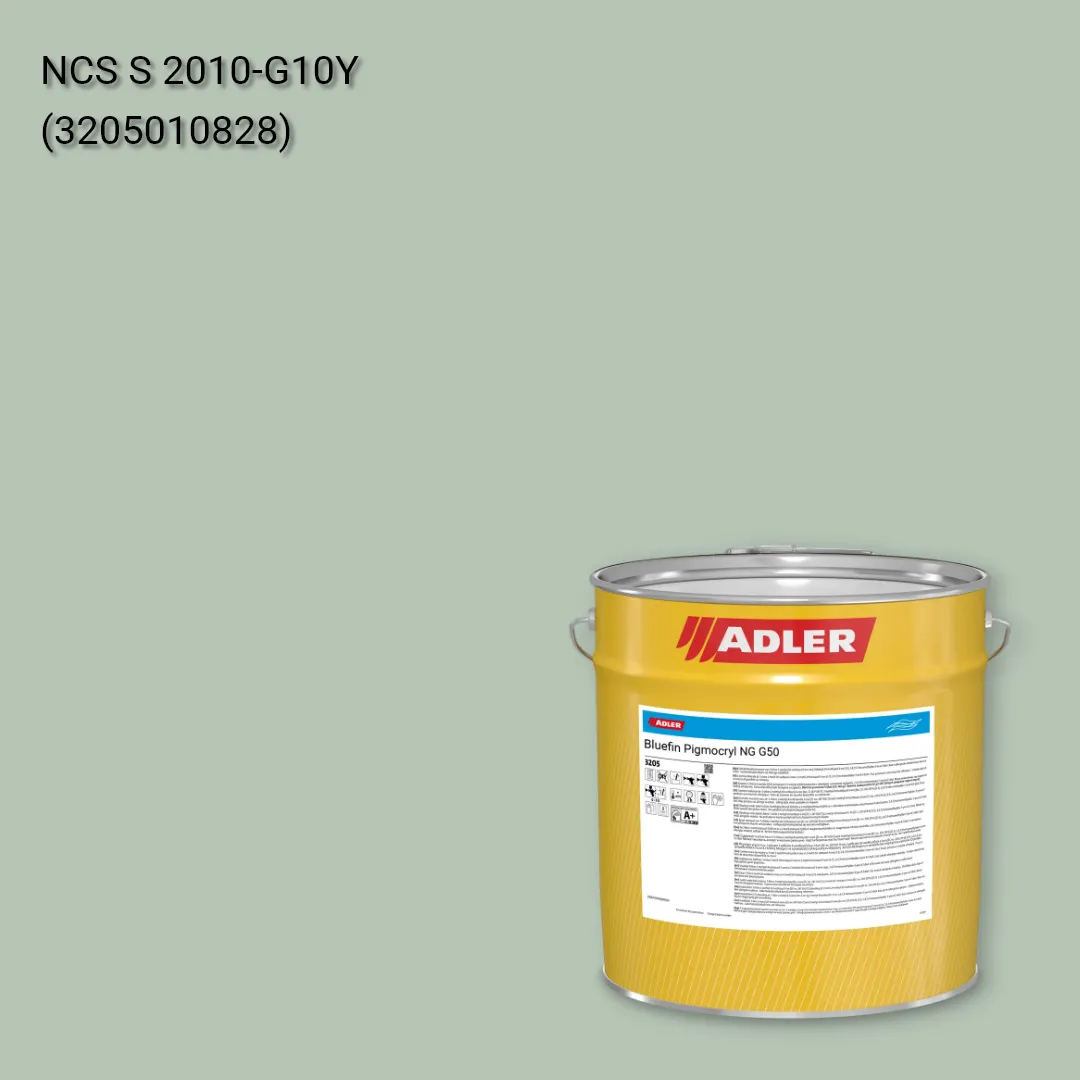 Лак меблевий Bluefin Pigmocryl NG G50 колір NCS S 2010-G10Y, Adler NCS S