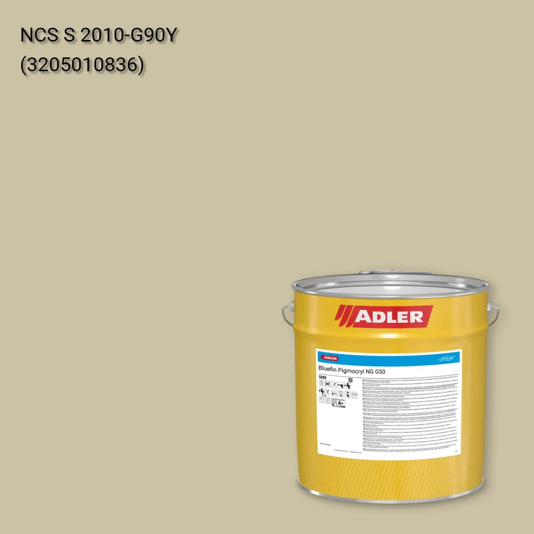 Лак меблевий Bluefin Pigmocryl NG G50 колір NCS S 2010-G90Y, Adler NCS S