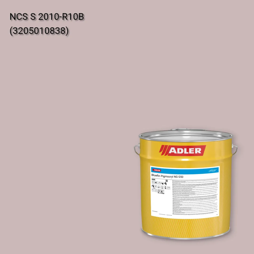Лак меблевий Bluefin Pigmocryl NG G50 колір NCS S 2010-R10B, Adler NCS S